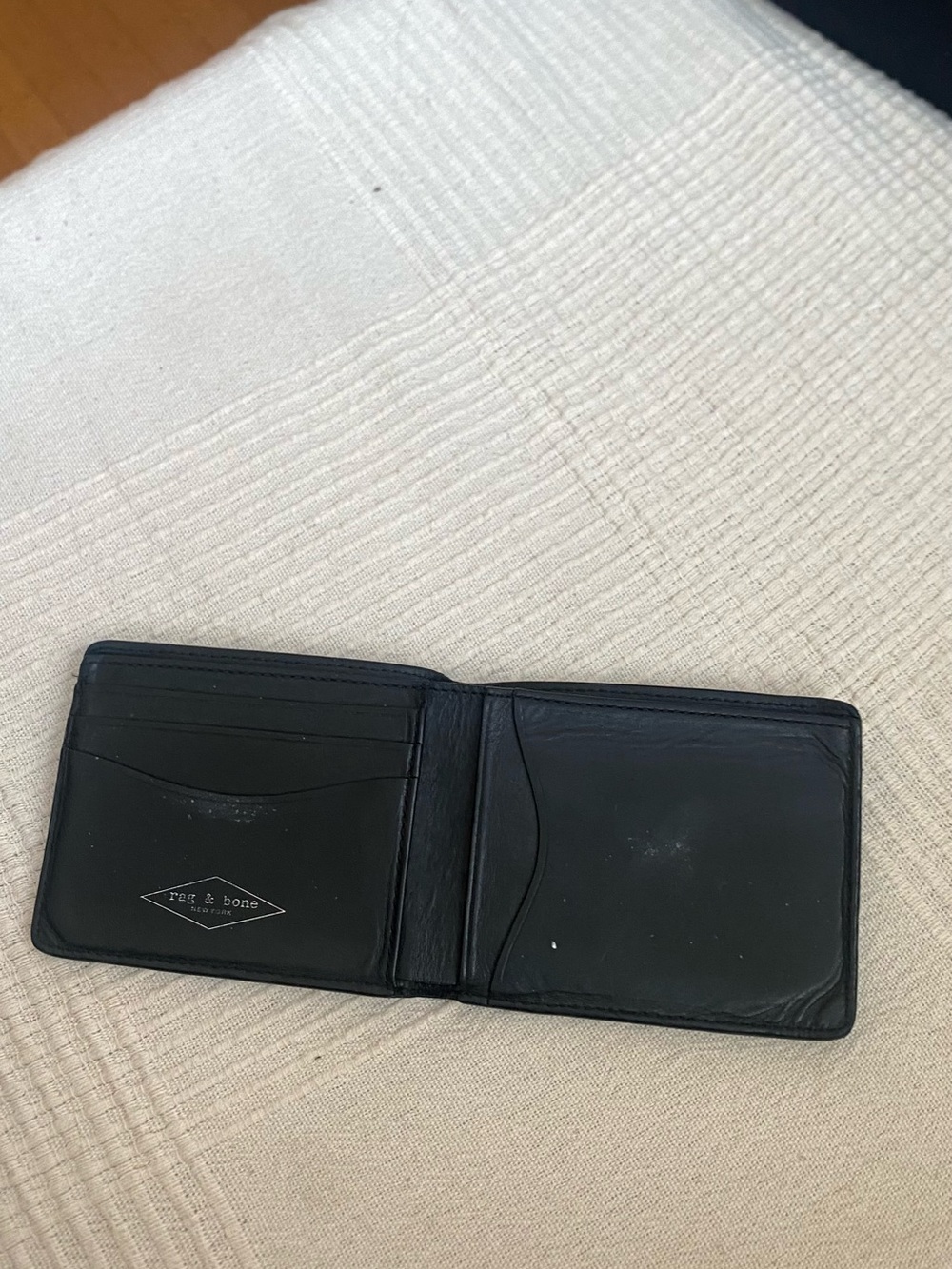 Rag & Bone Black Leather Wallet